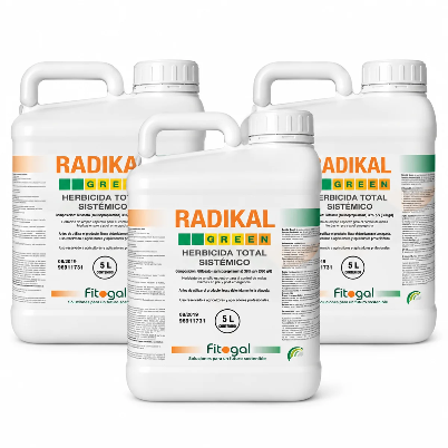 Désherbant Radikal Green Herbicide systémique 3 x 5 L