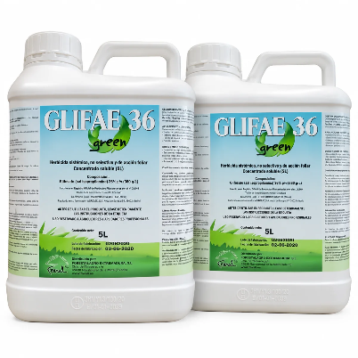 Désherbant GLIFAE 36 Green  Lot de 2 bidons de 5 L 10 L au total